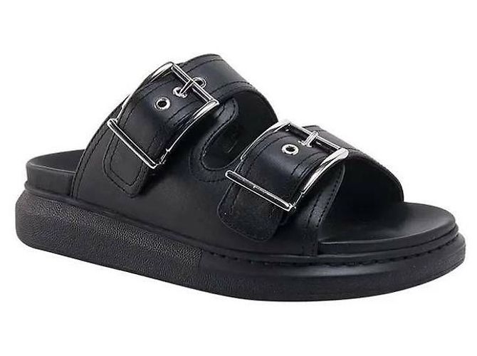 Alexander Mcqueen Buckle Hybrid Slide WHXZE Multicolore - vista 5