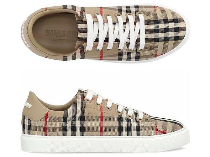 Burberry Leder Sneakers Mehrfarben - Ansicht 4