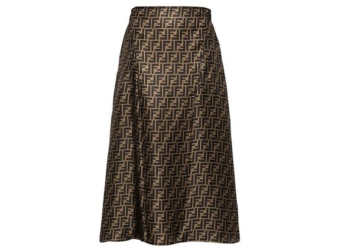 Fendi Twill-Rock Mehrfarben - Ansicht 4