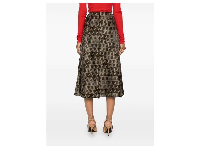 Fendi Twill-Rock Mehrfarben - Ansicht 6