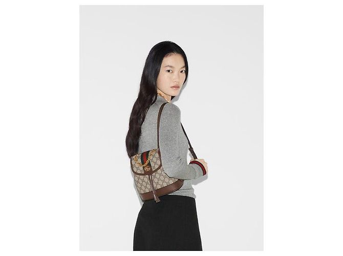 Gucci Zaino Ophidia GG Supreme Multicolore - vista 5