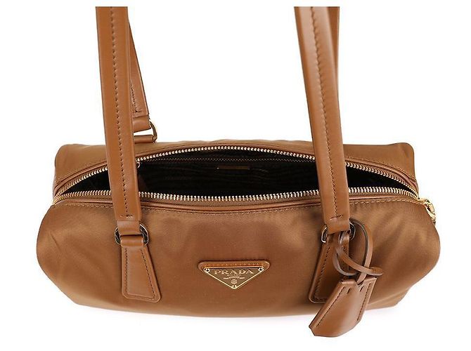 Prada Bolso de mano mediano de nailon y cuero - vista 7