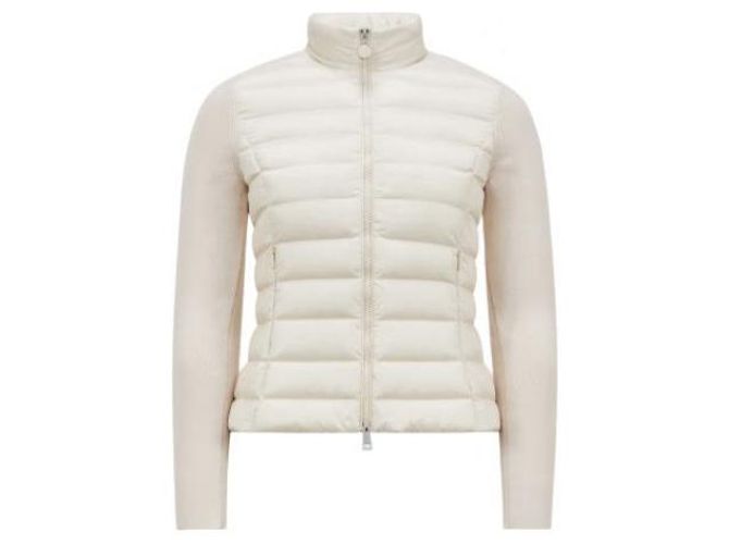 Moncler Gepolsterte Wolljacke mit Reißverschluss - Ansicht 4