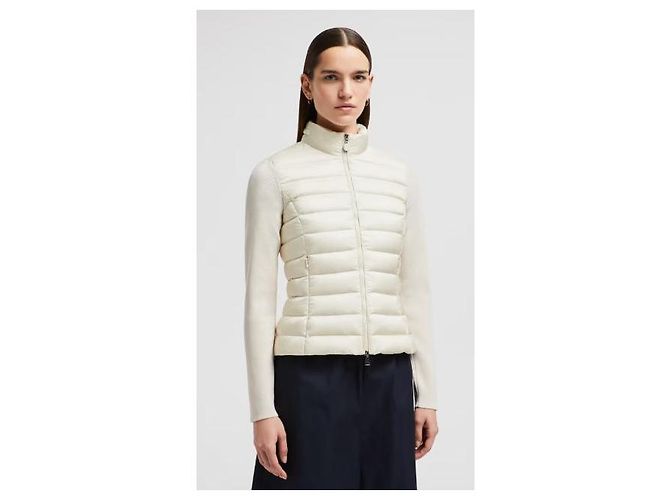 Moncler Gepolsterte Wolljacke mit Reißverschluss - Ansicht 5