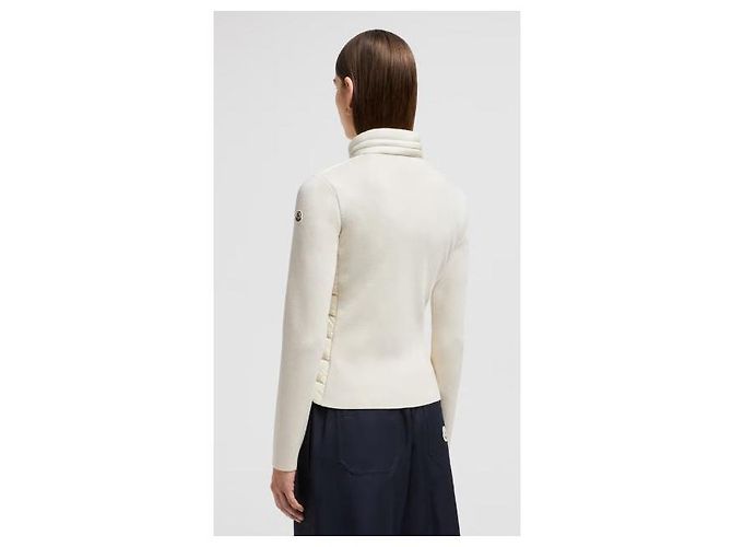 Moncler Gepolsterte Wolljacke mit Reißverschluss - Ansicht 6