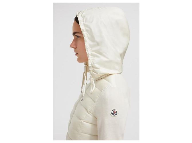 Moncler Gepolsterte Wolljacke mit Reißverschluss - Ansicht 7