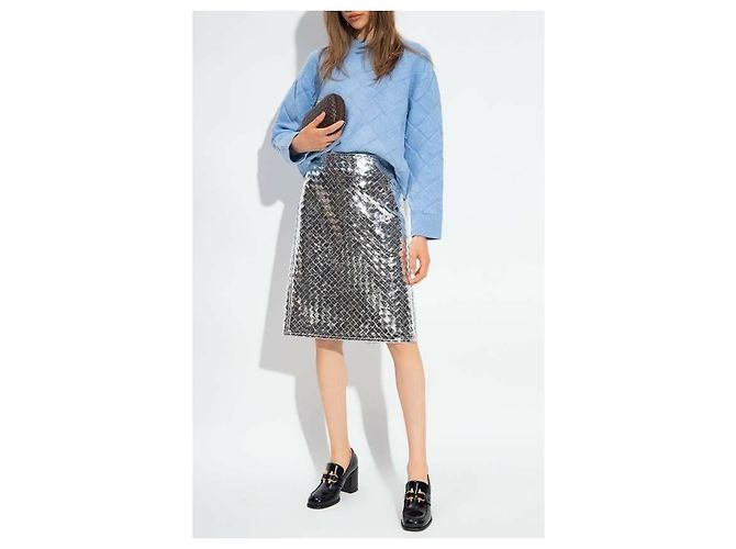 Bottega Veneta Intrecciato Wollpullover Mehrfarben - Ansicht 5