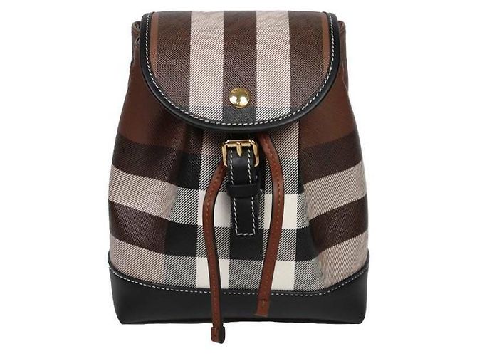 Burberry Micro Zaino Check - vista 4