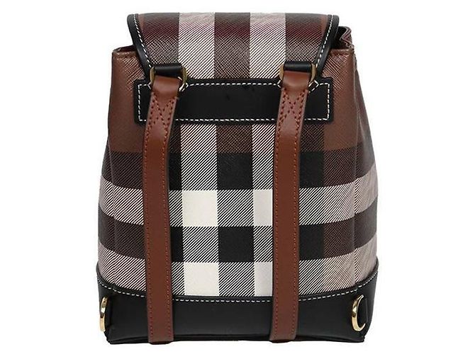 Burberry Micro Zaino Check - vista 5