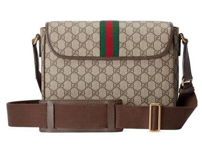 Gucci Borsa Messenger Media Ophidia FACJQ - vista 5
