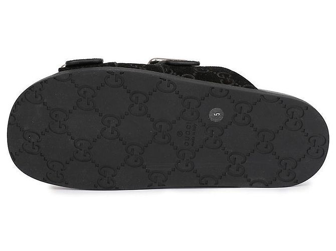Gucci Ciabatte slide da uomo Nero - vista 7