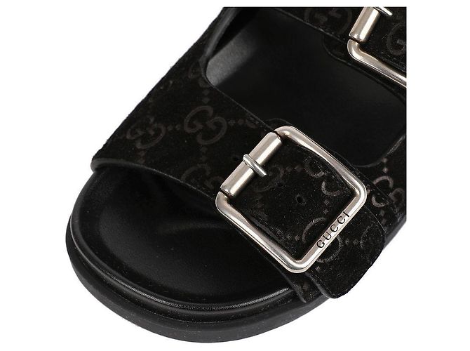 Gucci Ciabatte slide da uomo Nero - vista 9