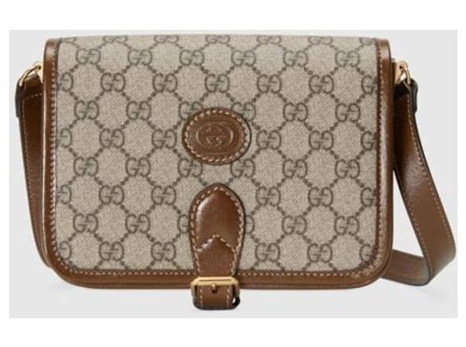 Gucci Mini borsa a spalla GG Supreme intrecciata Multicolore - vista 4