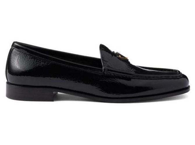 Prada Lackleder Slipper Schwarz - Ansicht 4