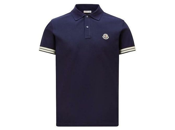 Moncler Polo com Patch de Logo - vista 4