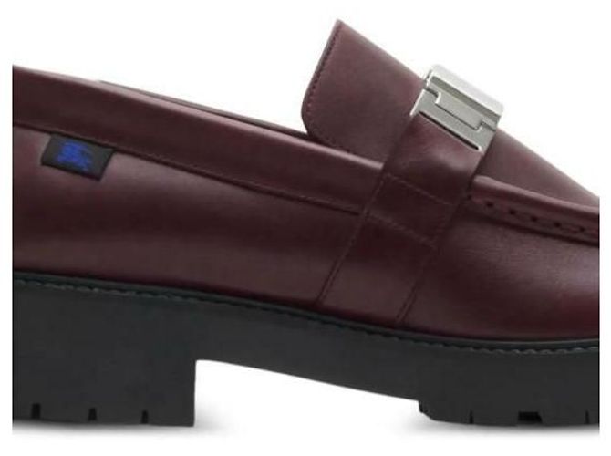 Burberry Mocassino in pelle sinistro Regar Raft - vista 5