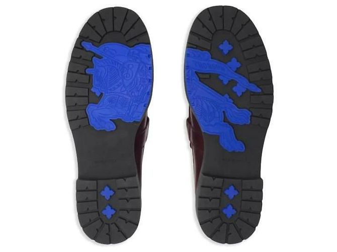 Burberry Mocassino in pelle sinistro Regar Raft - vista 9