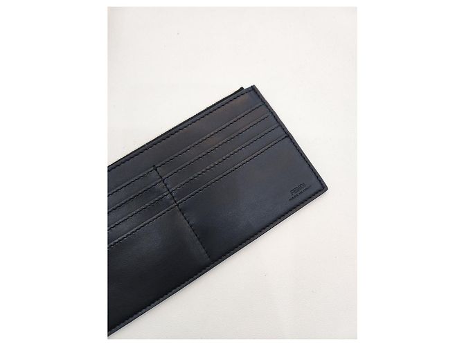 Fendi Portafoglio Gratitude e Borsa a Tracolla Nero - vista 22