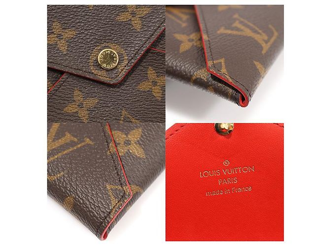 Louis Vuitton Pochette Kirigami in Tela Monogram Marrone - vista 7