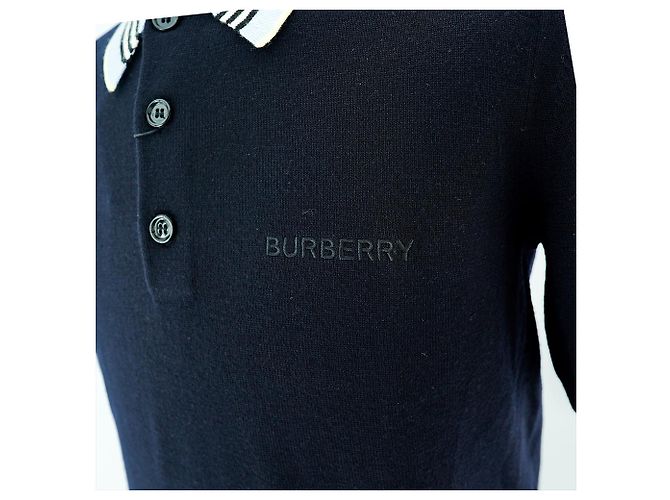 Burberry Polo PK da uomo Blu - vista 7