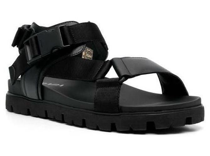 Prada Sandali con cinturino in nylon e fibbia - vista 5