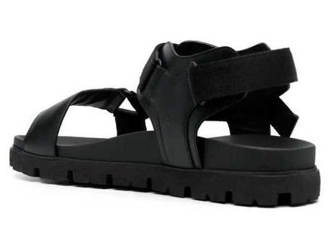 Prada Sandali con cinturino in nylon e fibbia - vista 6