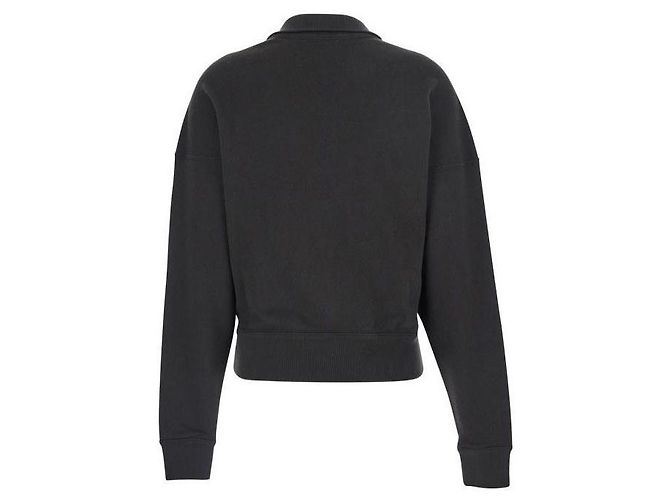 Isabel Marant Sudadera con media cremallera y logo Negro - vista 5