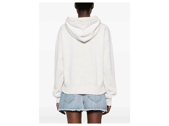 Isabel Marant Kapuzen-T-Shirt Weiß - Ansicht 6
