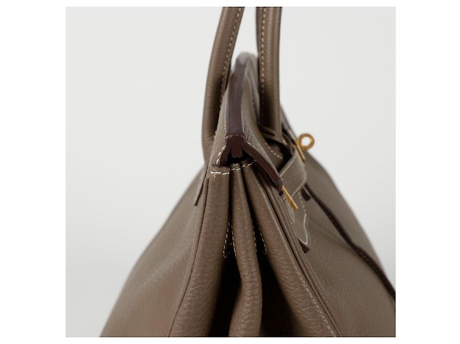 Hermès Borsa Tote Birkin D'oro - vista 8