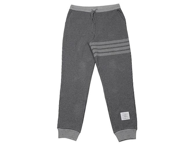 Thom Browne Flex Strick Jogginghose Braun - Ansicht 4