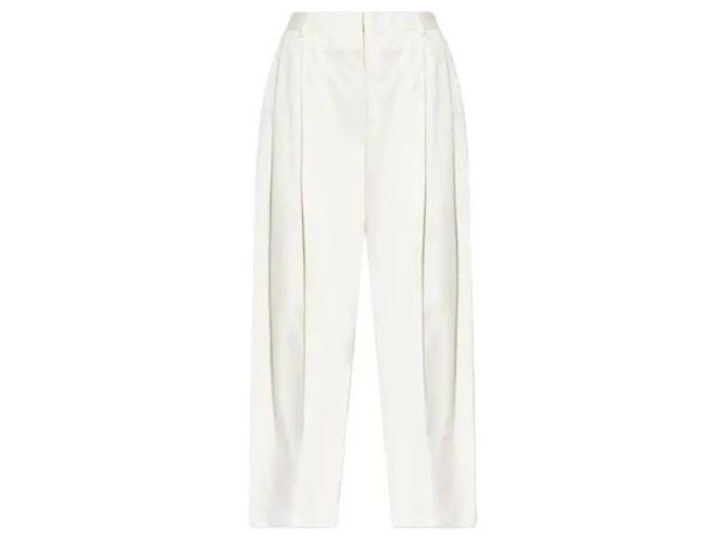 Bottega Veneta Pantalones tapered de sarga de algodón ligero Multicolor - vista 4