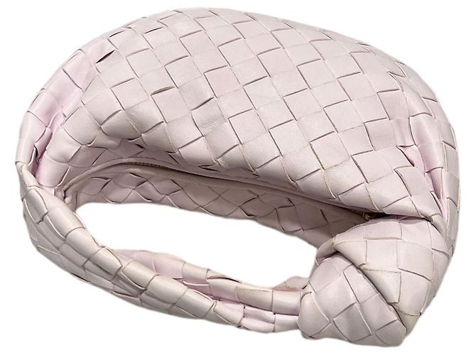 Bottega Veneta Borsa Mini Tote Jodie Intrecciato Bliss Washed Rosa - vista 6