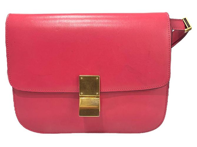 Céline Borsa a flap media Classic Box Hibiscus Rosa - vista 2