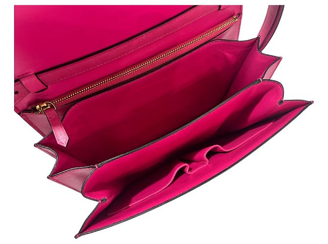 Céline Borsa a flap media Classic Box Hibiscus Rosa - vista 8