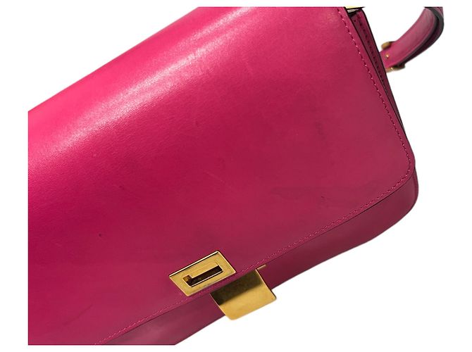 Céline Borsa a flap media Classic Box Hibiscus Rosa - vista 9