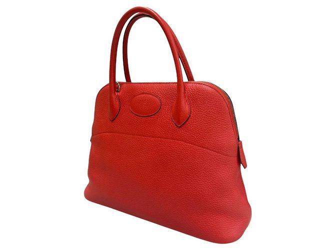 Hermès Bolide Clemence Plata Bugambilia Roja - vista 3