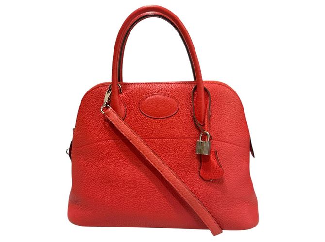 Hermès Bolide Clemence Plata Bugambilia Roja - vista 8