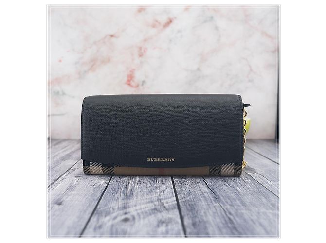 Burberry Leder Umhängetasche HENLEY Schwarz - Ansicht 3