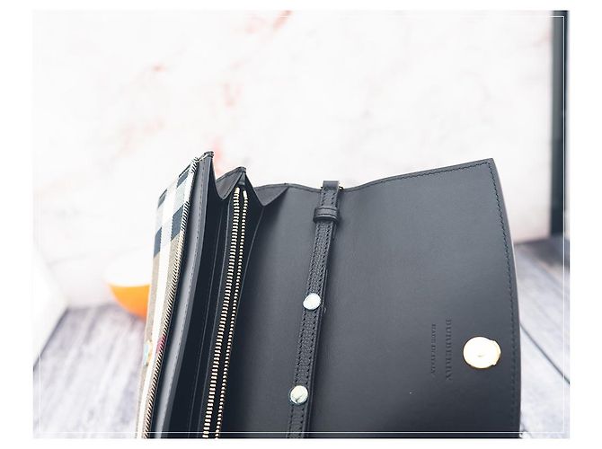 Burberry Leder Umhängetasche HENLEY Schwarz - Ansicht 7