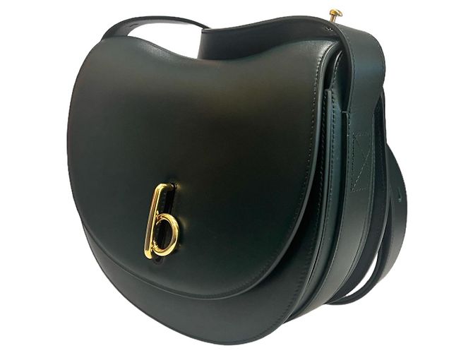 Burberry Borsa a cavallo media con chiusura Verde - vista 3
