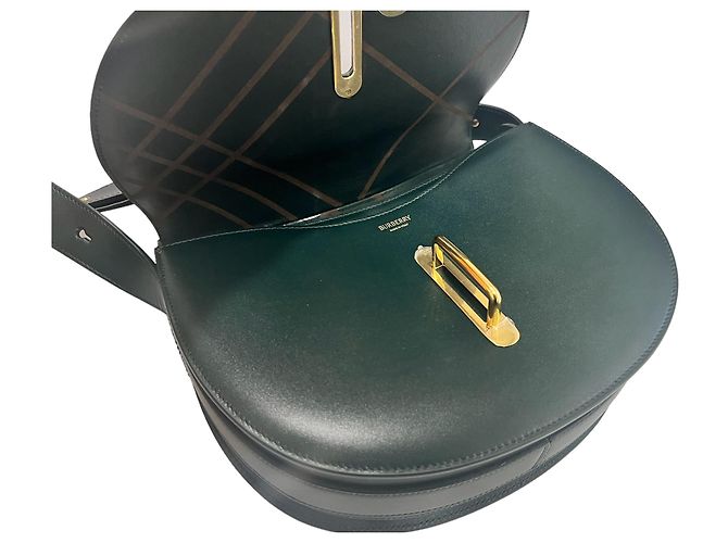 Burberry Borsa a cavallo media con chiusura Verde - vista 7