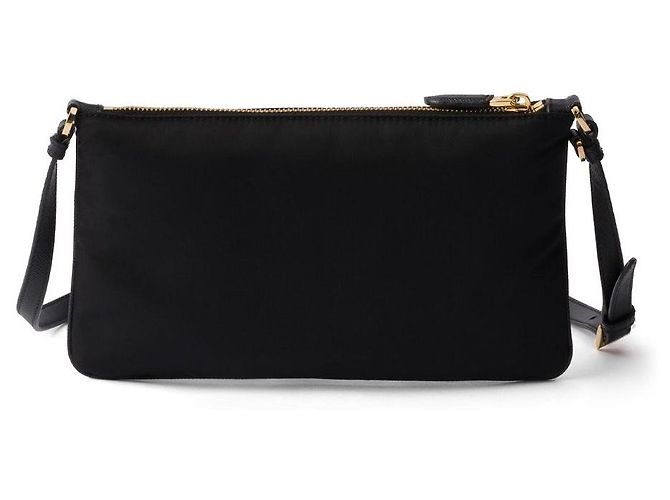 Prada Borsa a spalla in Re-Nylon nera Nero - vista 2