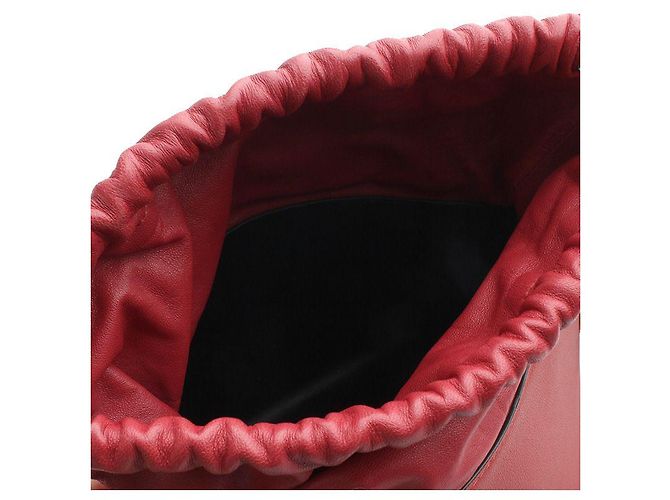 Valentino Borsa a tracolla mini Rockstud rosso corallo - vista 5