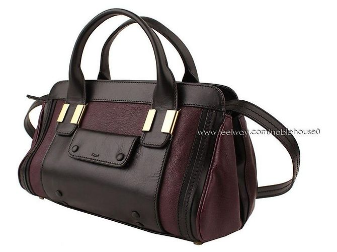 Chloé Borsa tote e a spalla Little Alice nera e viola Porpora - vista 2