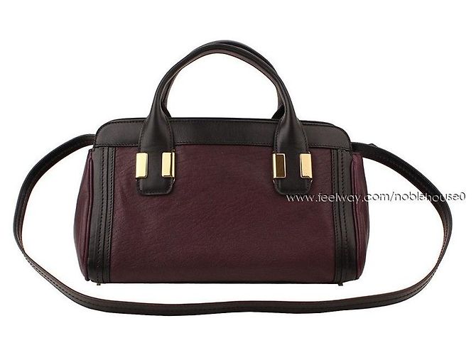 Chloé Borsa tote e a spalla Little Alice nera e viola Porpora - vista 3