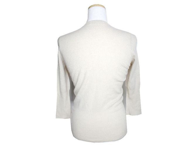 Givenchy Blusa de malha de cashmere aveia Marrom - vista 2
