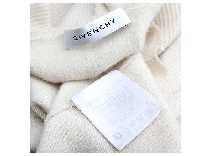 Givenchy Blusa de malha de cashmere aveia Marrom - vista 3