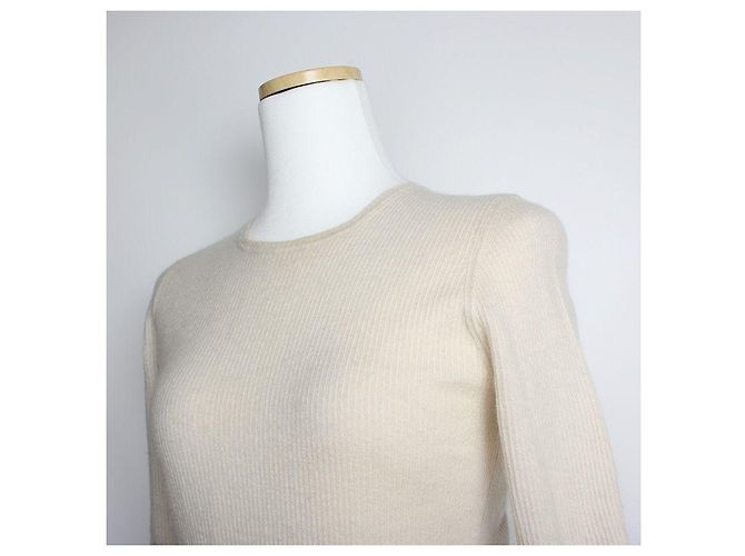 Givenchy Blusa de malha de cashmere aveia Marrom - vista 4