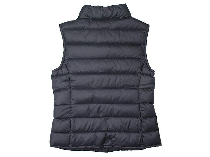Moncler Gilet imbottito in piuma d'oca blu notte per bambini - vista 2