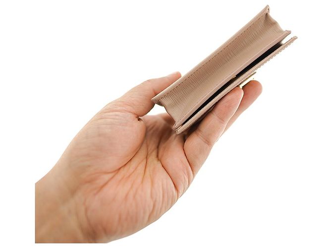 Burberry Tarjetero de cuero para mujer Prada CIPRIA Regalo para amigo Rosa - vista 10